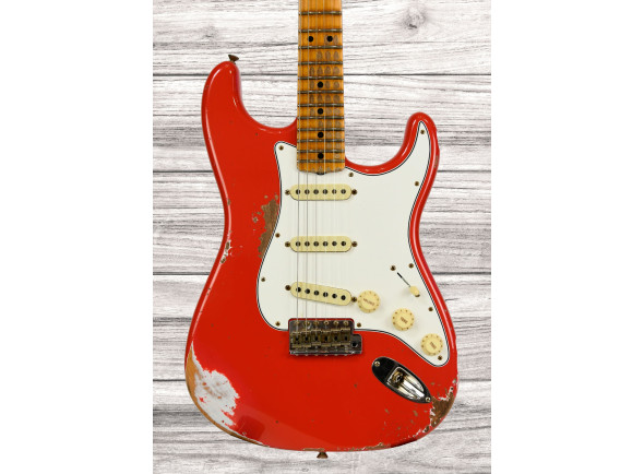 Fender Custom Shop Limited Edition 69 Stratocaster Heavy Relic Aged Fiesta Red Fender Custom Shop Limited Edition 69 Stratocaster Heavy Relic Aged Fiesta Red